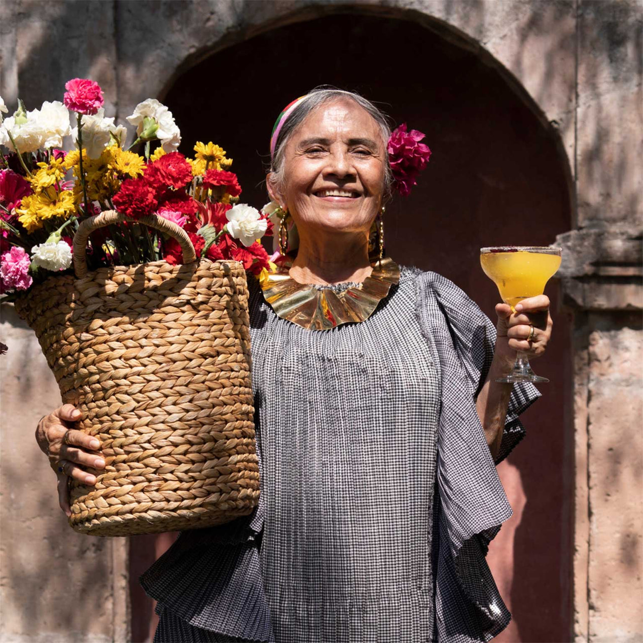 Lady Holding Cocktail