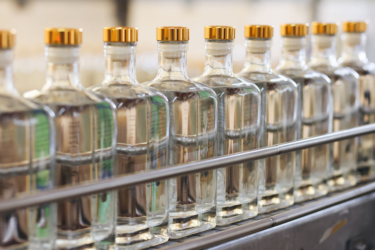 Line of Bottles