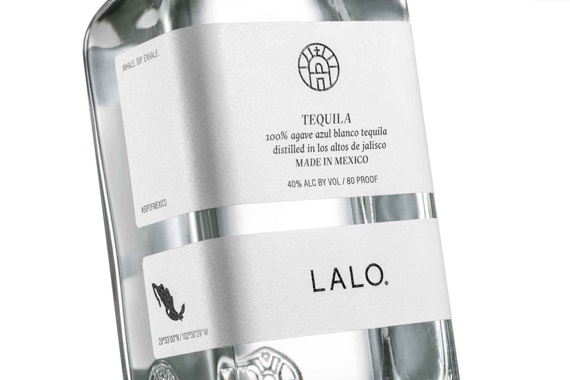 Lalo Rind LALO Tequila: Tequila Blanco with Only 3 Ingredients | Clear Tequila